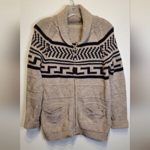 210. TNA Aritzia Sea to Sky Lambswool Full Zip Sweater